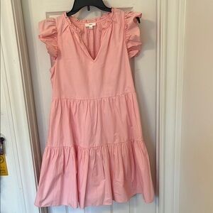 Pink Ruffled Kids Dress